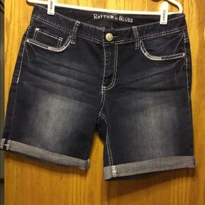 Rhythm in Blues denim shorts, size 8